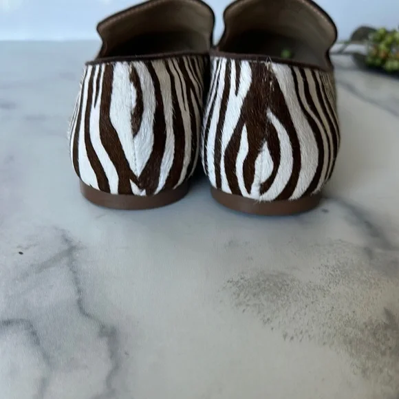 Ann Taylor Zebra calf hair Loafers - Picture 5 of 8